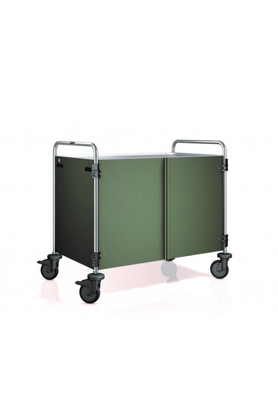 Panelling on 3 sides, with hinged doors on front,coloured, additional colours SW 10x6