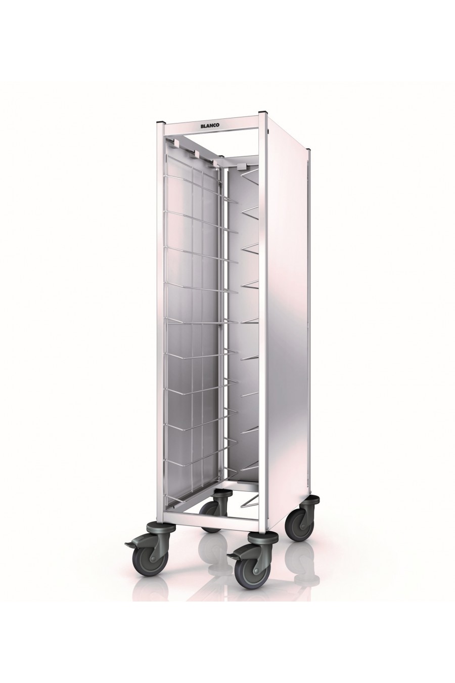 Side and rear wall panelling on 3 sides, stainless steel TAW 10/12 EN
